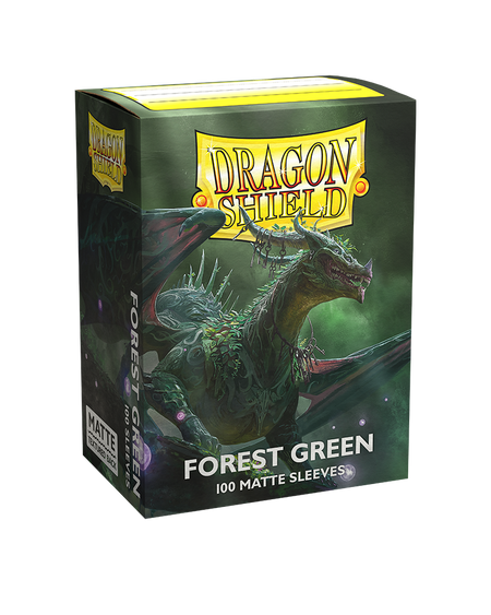 Dragon Shield Matte Standard Size 100 ct. Forest Green - Collector's Avenue