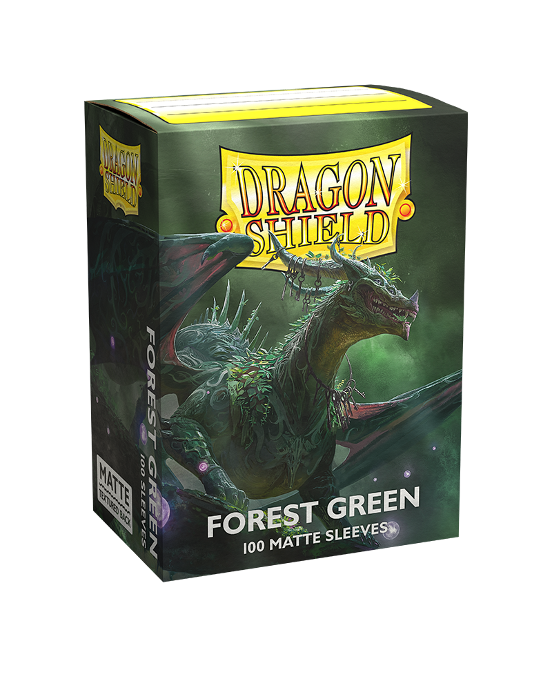 Dragon Shield Matte Standard Size 100 ct. Forest Green - Collector's Avenue