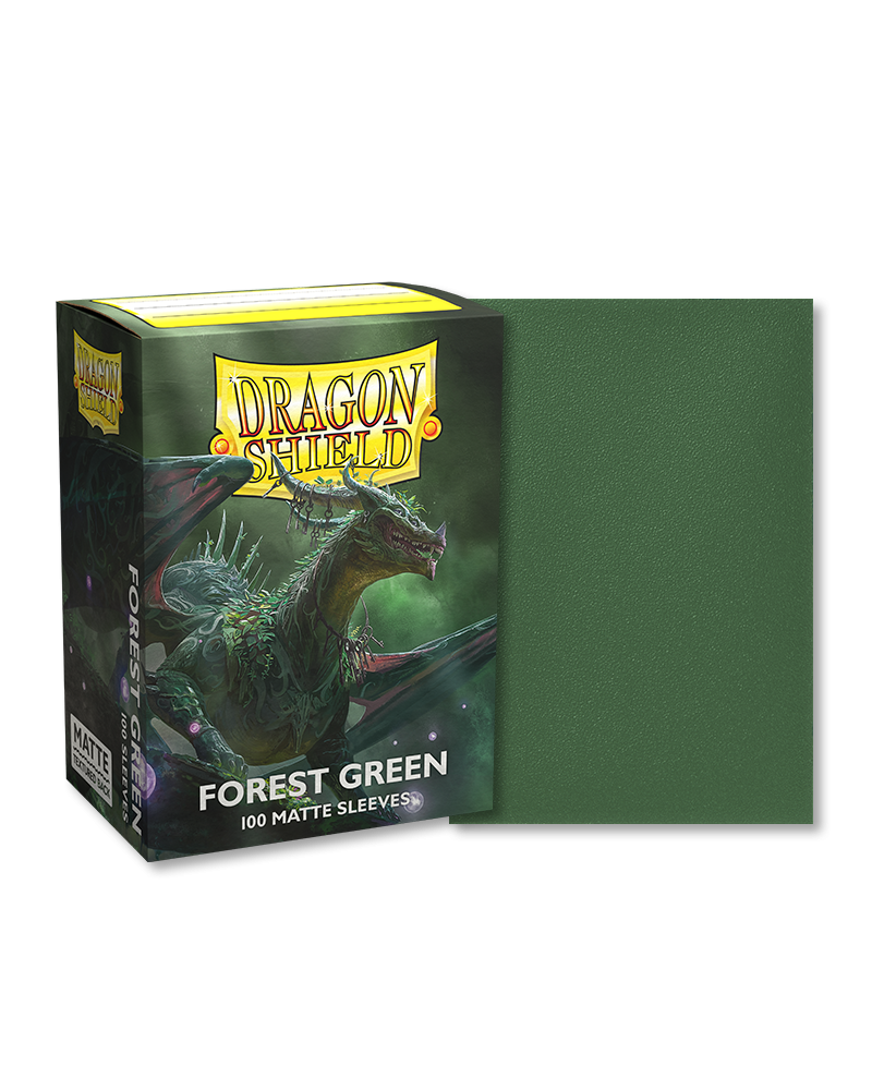 Dragon Shield Matte Standard Size 100 ct. Forest Green - Collector's Avenue