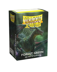 Dragon Shield Matte Standard Size 100 ct. Forest Green