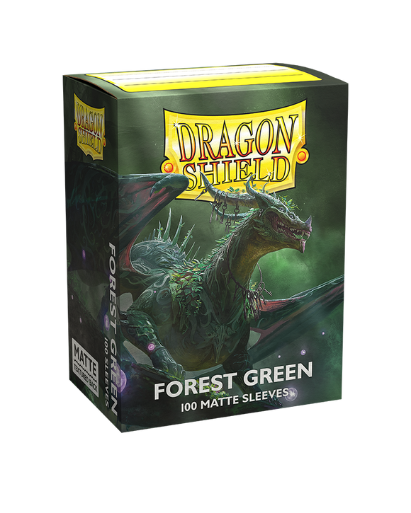 Dragon Shield Matte Standard Size 100 ct. Forest Green