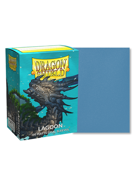 Dragon Shield Dual Matte Standard Size 100 ct. Lagoon - Collector's Avenue