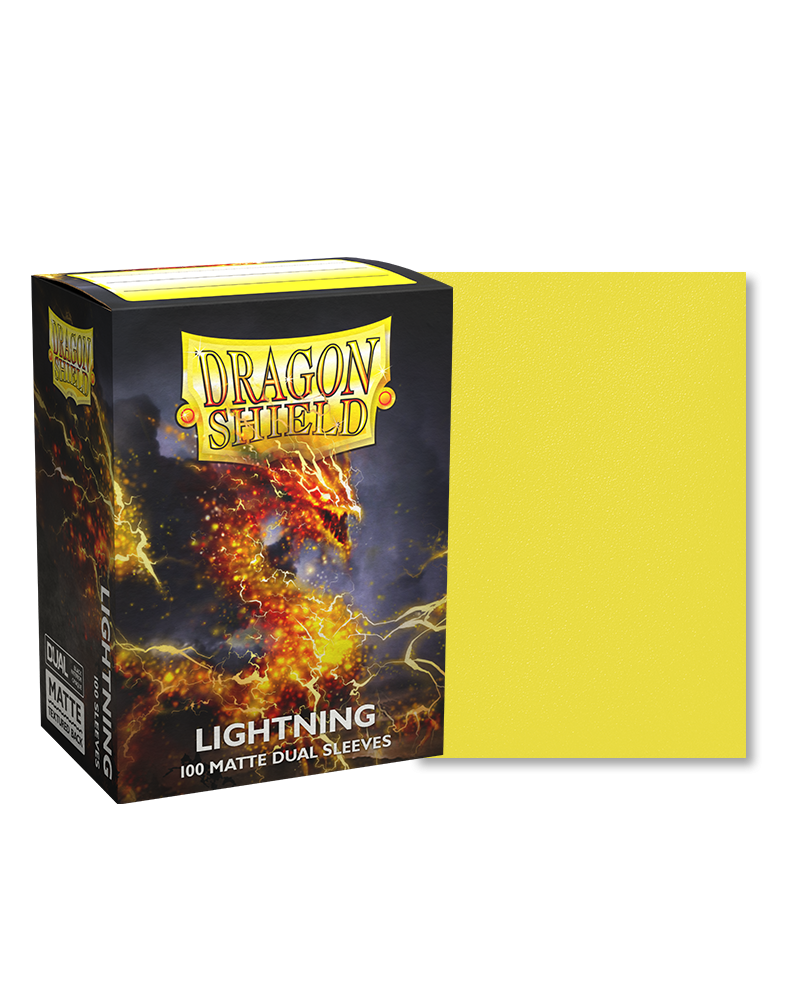 Dragon Shield Dual Matte Standard Size 100 ct. Lightning - Collector's Avenue