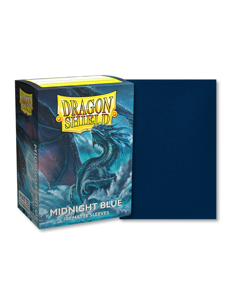 Dragon Shield Matte Standard Size 100 ct. Midnight Blue - Collector's Avenue