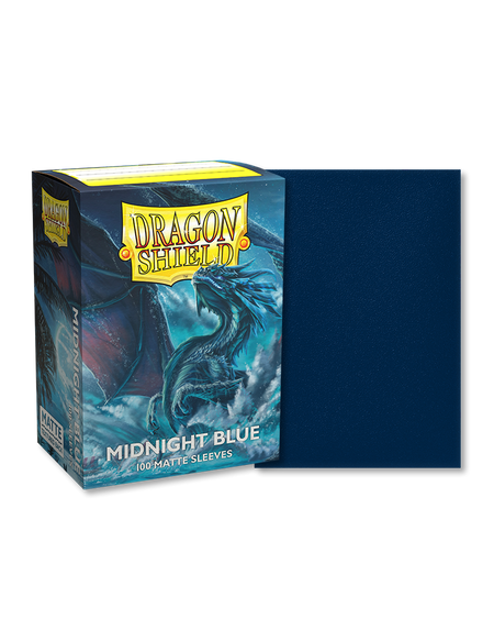 Dragon Shield Matte Standard Size 100 ct. Midnight Blue - Collector's Avenue