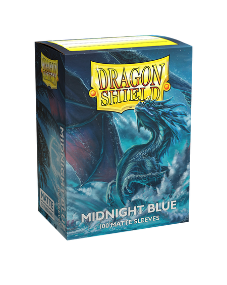 Dragon Shield Matte Standard Size 100 ct. Midnight Blue - Collector's Avenue