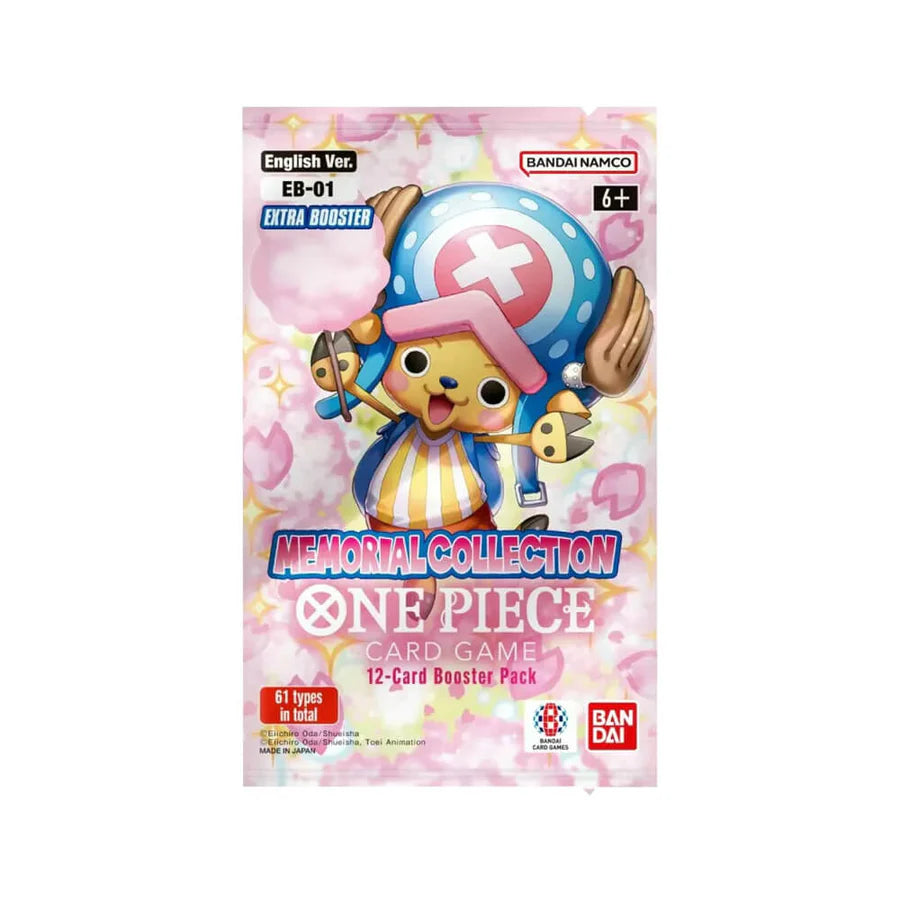 One Piece Card Game EB-01 Extra Booster Memorial Collection Booster Pack - Collector's Avenue