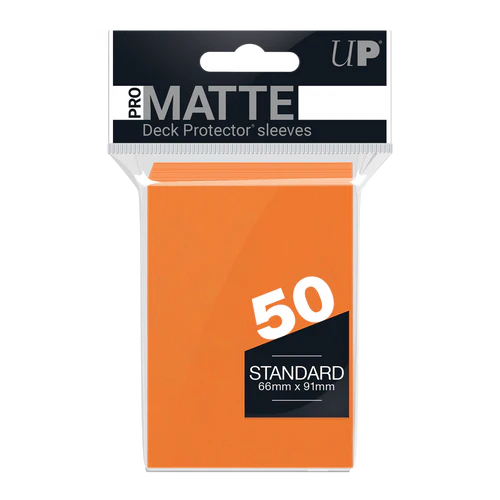 Ultra PRO PRO-Matte Standard Deck Protector Sleeves 50ct Orange