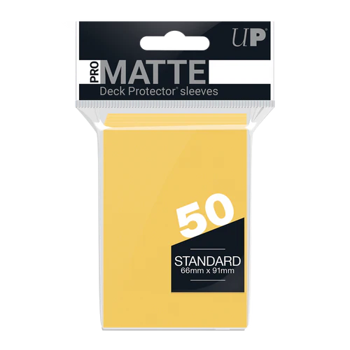 Ultra PRO 50ct Pro-Matte Yellow Standard Deck Protectors