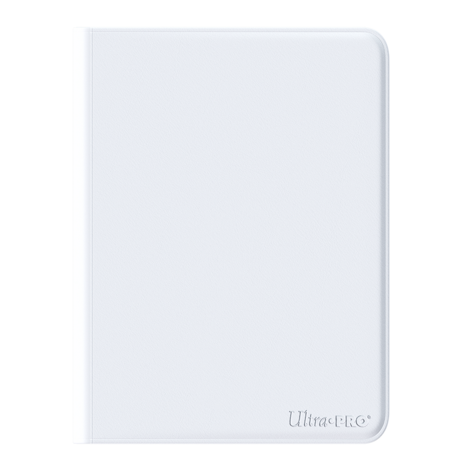 Ultra PRO Vivid 4-Pocket Zippered PRO-Binder White - Collector's Avenue