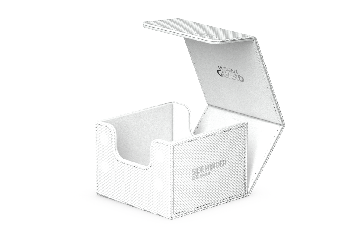 Ultimate Guard Deck Case Sidewinder 133+ Monocolor White - Collector's Avenue