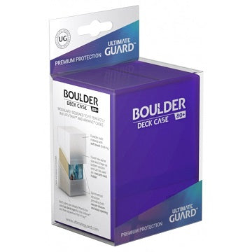 Ultimate Guard Boulder 80+ Deck Box Case Amethyst - Collector's Avenue