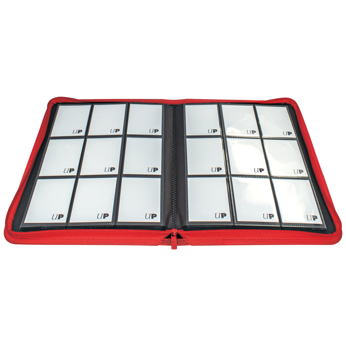 Ultra PRO Vivid 9-Pocket Zippered PRO-Binder Red - Collector's Avenue