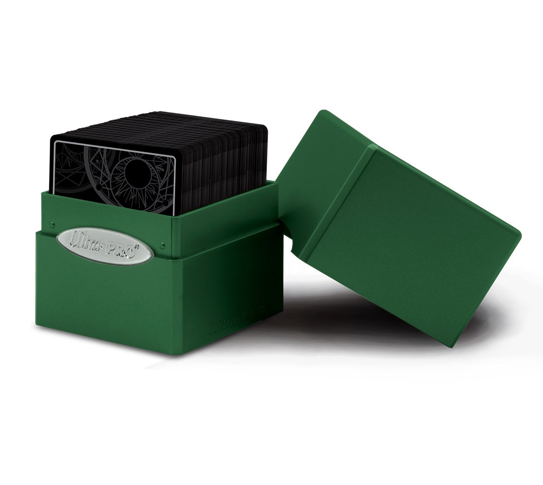 Ultra PRO Satin Cube Deck Box Forest Green - Collector's Avenue