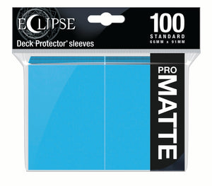Ultra PRO Sleeves 100 Count Standard Sized Eclipse Matte Sky Blue