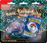Pokemon Scarlet and Violet Paldean Fates Tech Sticker Collection Set Of 3