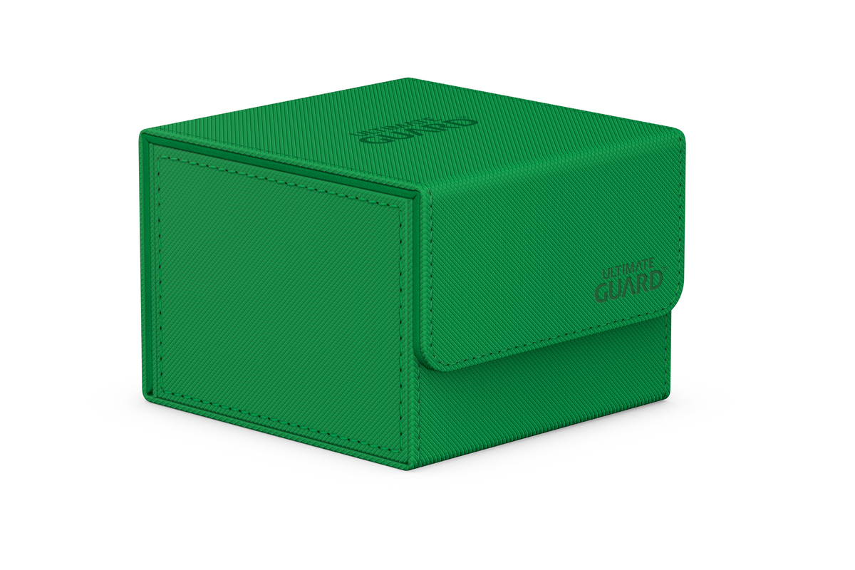 Ultimate Guard Deck Case Sidewinder 133+ Monocolor Green - Collector's Avenue