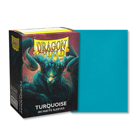 Dragon Shield Matte Standard Size 100 ct. Turquoise - Collector's Avenue