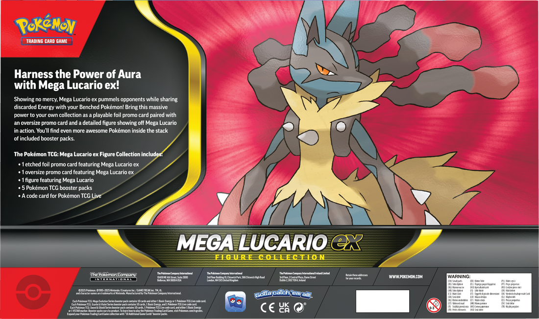 Pokemon Mega Lucario ex Figure Collection Collector's Avenue Pokemon Mega Lucario ex Figure Collection Collector's Avenue