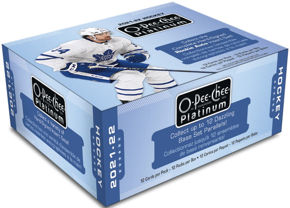 2021-22 O-Pee-Chee Platinum Hockey Hobby Case (8 Boxes)