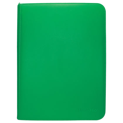 Ultra PRO Vivid 9-Pocket Zippered PRO-Binder Green - Collector's Avenue