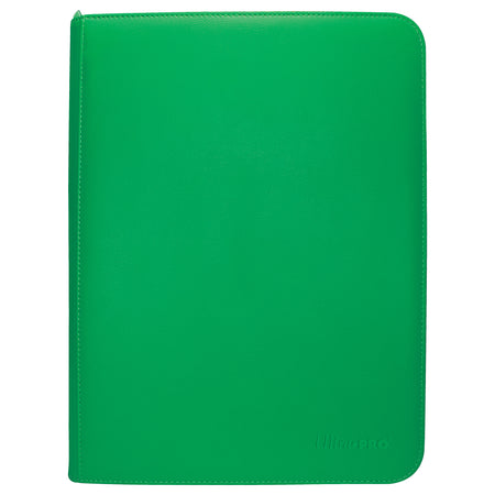 Ultra PRO Vivid 9-Pocket Zippered PRO-Binder Green - Collector's Avenue