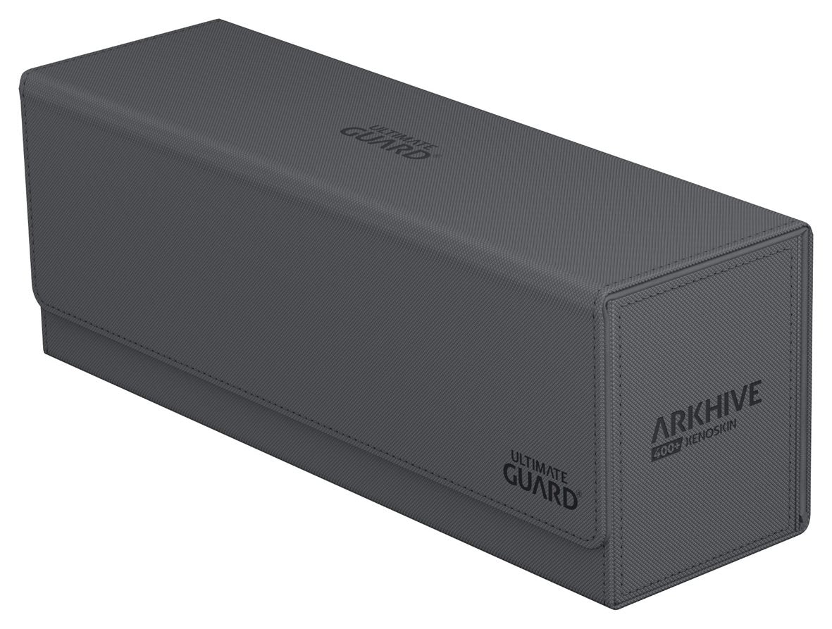 Ultimate Guard Deck Case Arkhive Xenoskin 400+ Monocolor Grey - Collector's Avenue