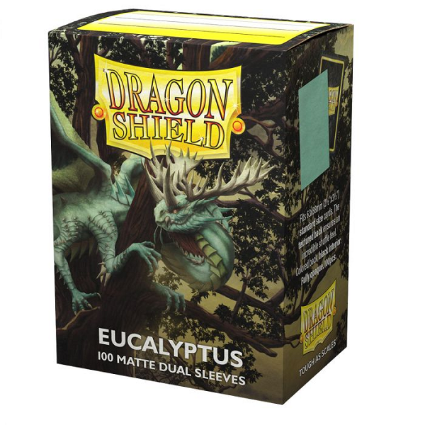 Dragon Shield Dual Matte Standard Size 100 ct. Eucalyptus - Collector's Avenue