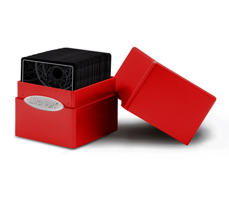 Ultra PRO Satin Cube Deck Box Apple Red - Collector's Avenue