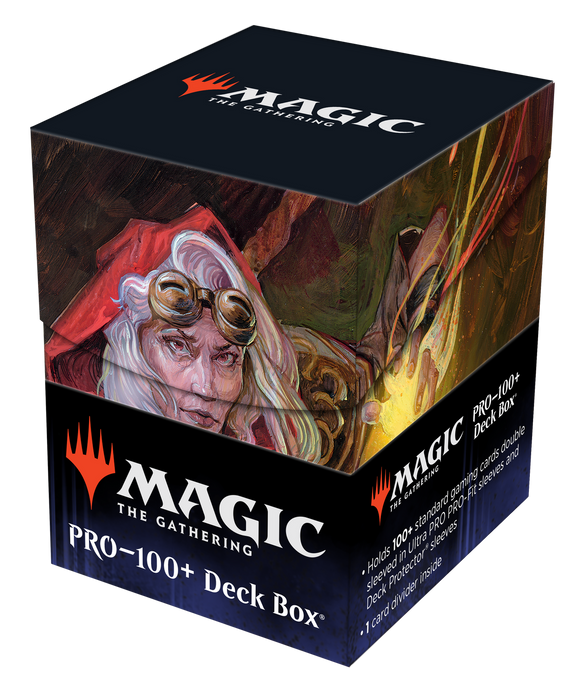 MTG Magic The Gathering Ultra PRO Dominaria United 100+ Deck Box V3 featuring Borderless Planeswalker Jaya, Fiery Negotiator