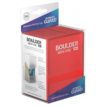 Ultimate Guard Boulder 80+ Deck Box Case Ruby - Collector's Avenue