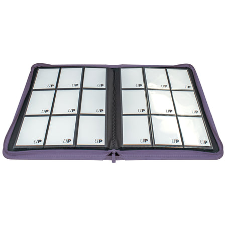 Ultra PRO Vivid 9-Pocket Zippered PRO-Binder Purple - Collector's Avenue
