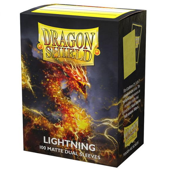 Dragon Shield Dual Matte Standard Size 100 ct. Lightning - Collector's Avenue