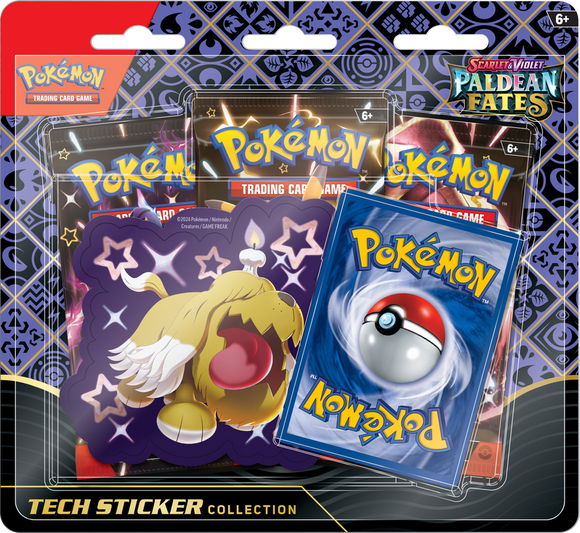 Pokemon Scarlet and Violet Paldean Fates Tech Sticker Collection Greavard