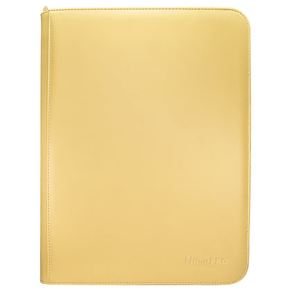 Ultra PRO Vivid 9-Pocket Zippered PRO-Binder Yellow - Collector's Avenue