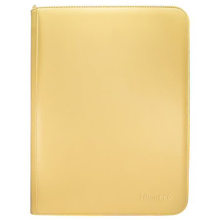 Ultra PRO Vivid 9-Pocket Zippered PRO-Binder Yellow - Collector's Avenue