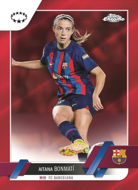 2022-23 Topps Chrome UEFA Women's Champions Soccer Hobby Box - Collector's Avenue