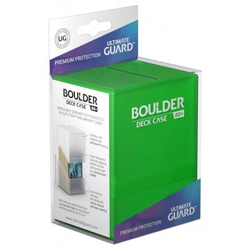 Ultimate Guard Boulder 80+ Deck Box Case Emerald - Collector's Avenue