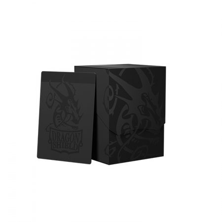 Dragon Shield Deck Shell Shadow Black/Black Revised - Collector's Avenue