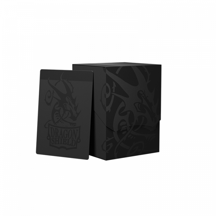 Dragon Shield Deck Shell Shadow Black/Black Revised - Collector's Avenue