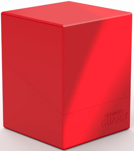 Ultimate Guard Boulder 100+ Deck Box Case - Solid Red - Collector's Avenue