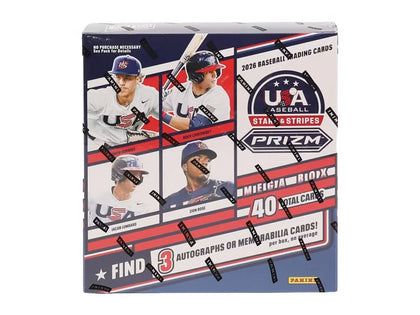2026 Panini USA Stars & Stripes Prizm Baseball Mega Box