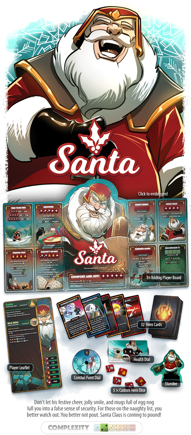 Dice Throne Santa Vs Krampus - Collector's Avenue