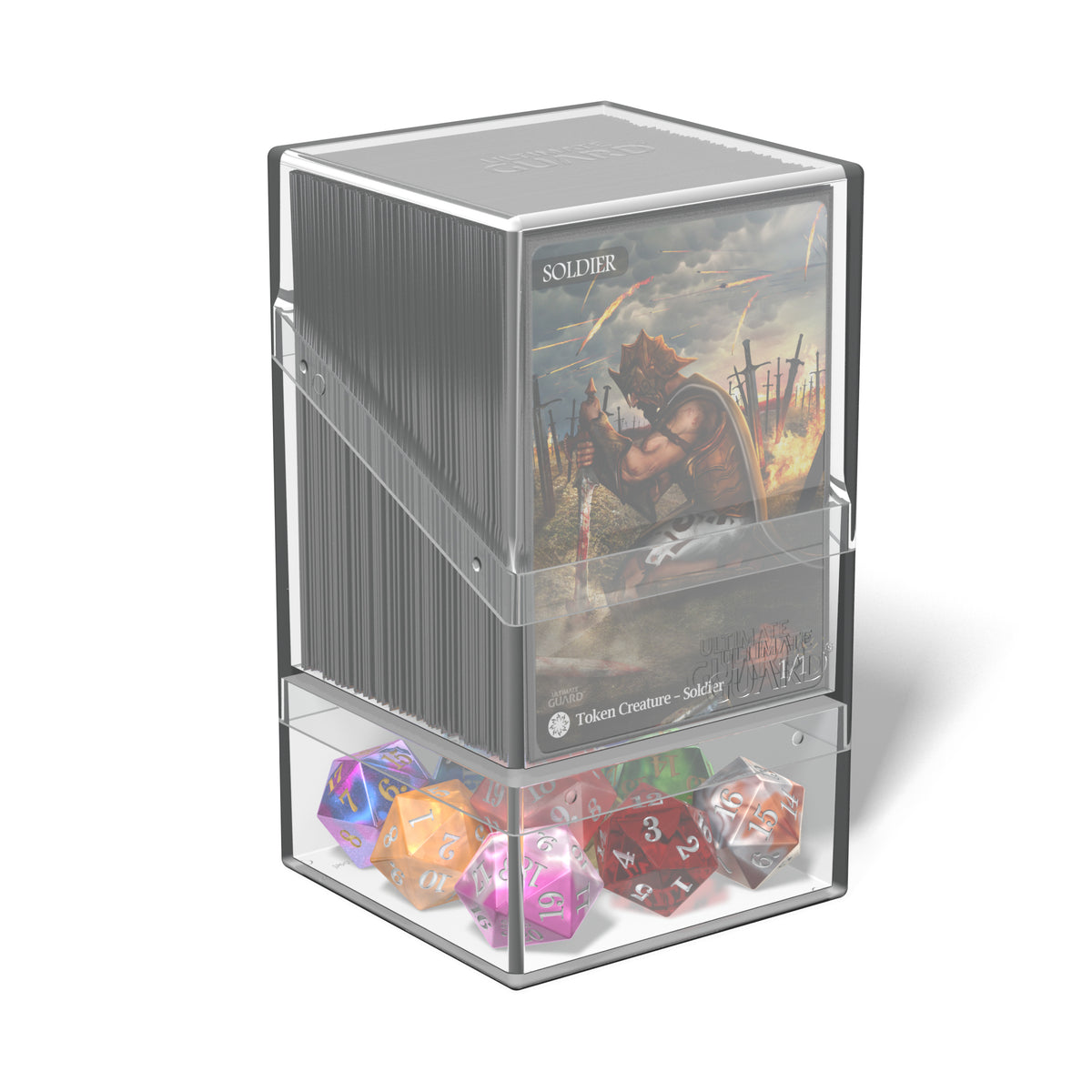 Ultimate Guard Boulder’n’Tray 100+ Deck Box Case Clear - Collector's Avenue