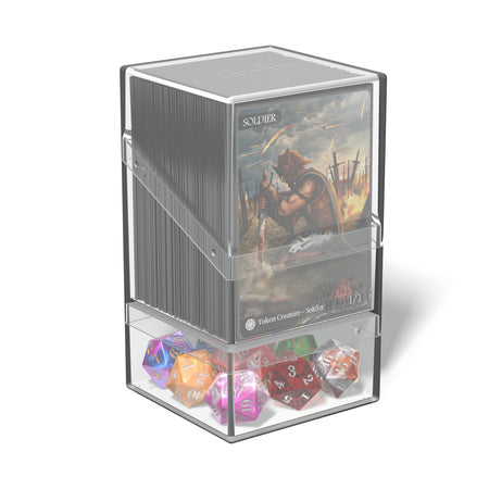 Ultimate Guard Boulder’n’Tray 100+ Deck Box Case Clear - Collector's Avenue