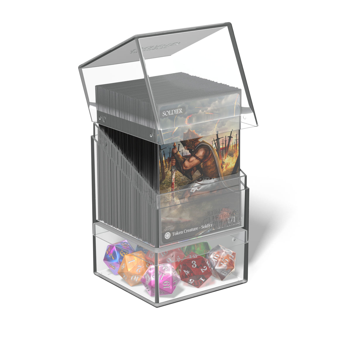 Ultimate Guard Boulder’n’Tray 100+ Deck Box Case Clear - Collector's Avenue