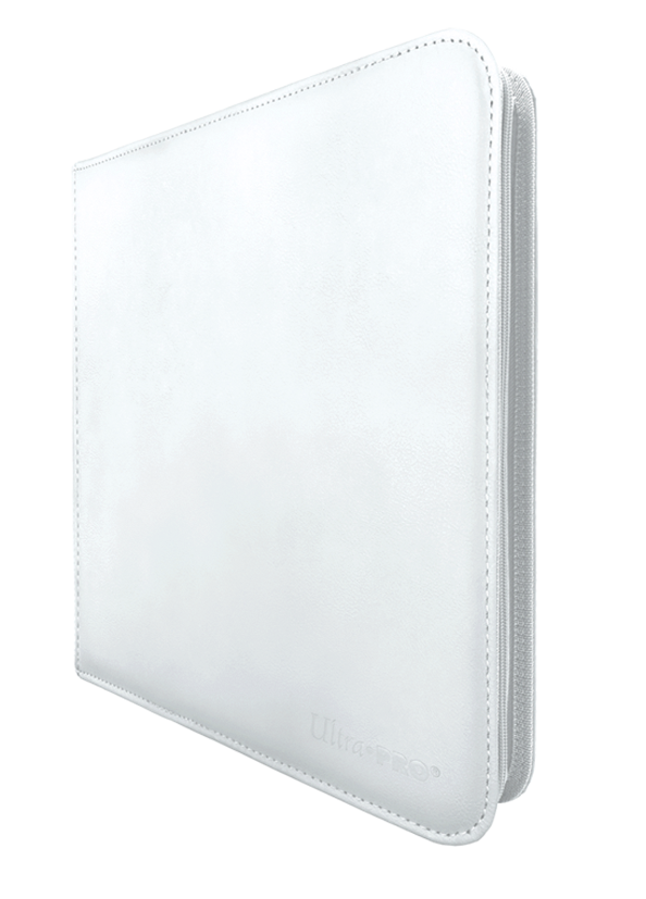 Ultra PRO Vivid 4-Pocket Zippered PRO-Binder White - Collector's Avenue