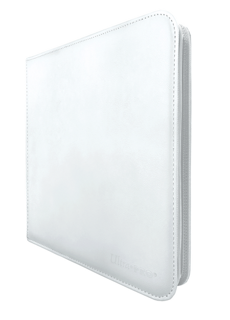 Ultra PRO Vivid 4-Pocket Zippered PRO-Binder White - Collector's Avenue