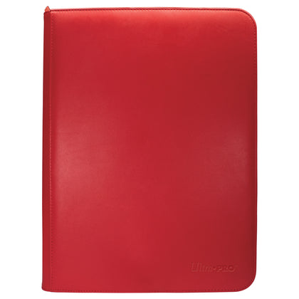 Ultra PRO Vivid 9-Pocket Zippered PRO-Binder Red - Collector's Avenue