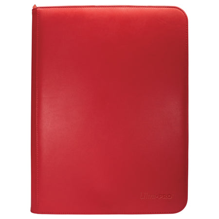 Ultra PRO Vivid 9-Pocket Zippered PRO-Binder Red - Collector's Avenue